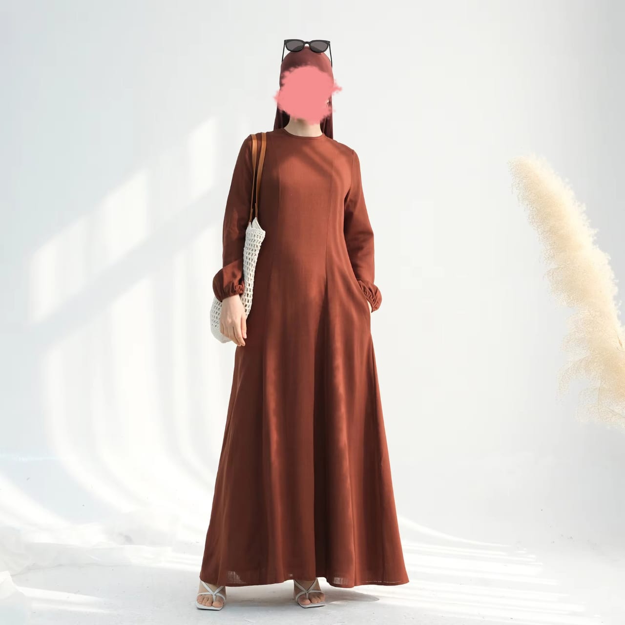 Robe fini Lin- Café