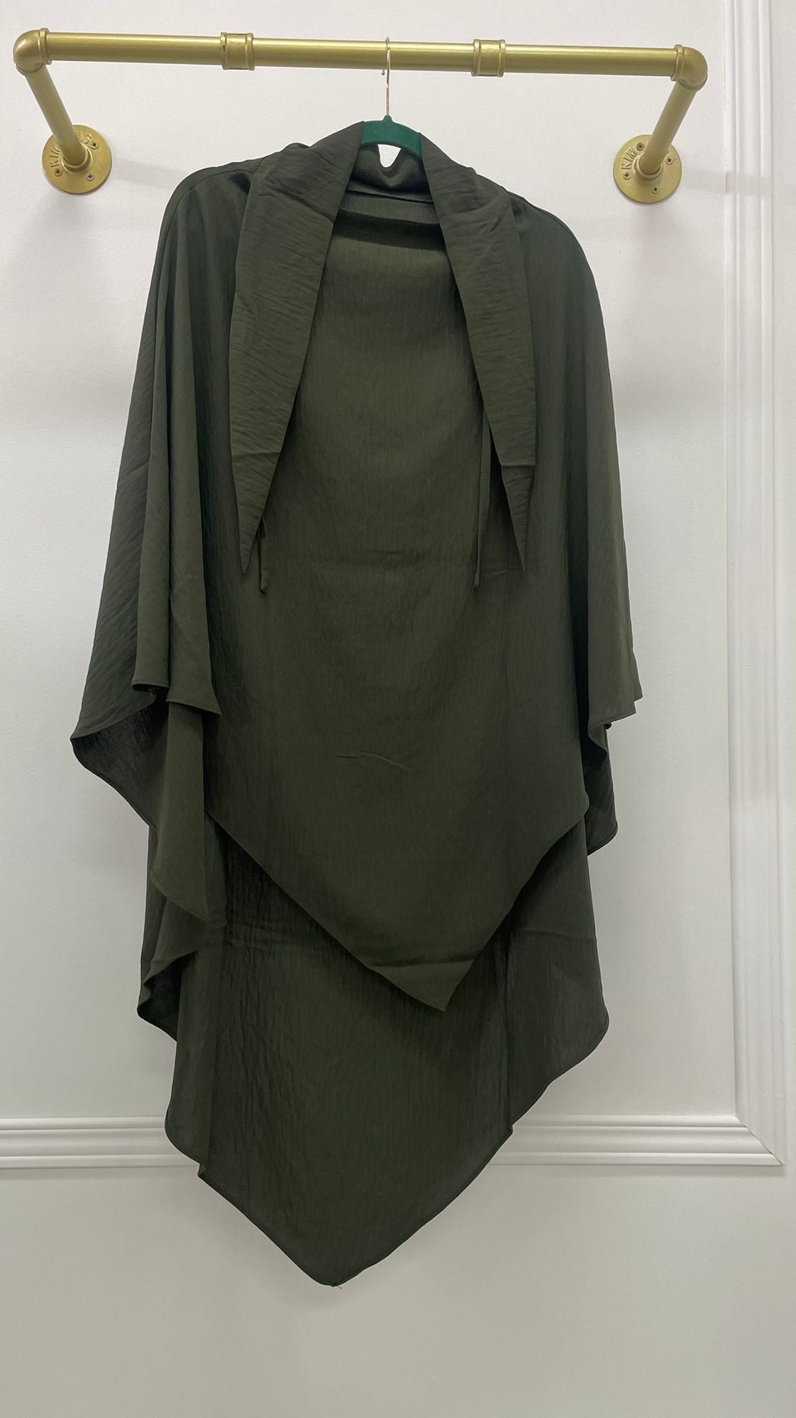 Khimar crêpe- khaki