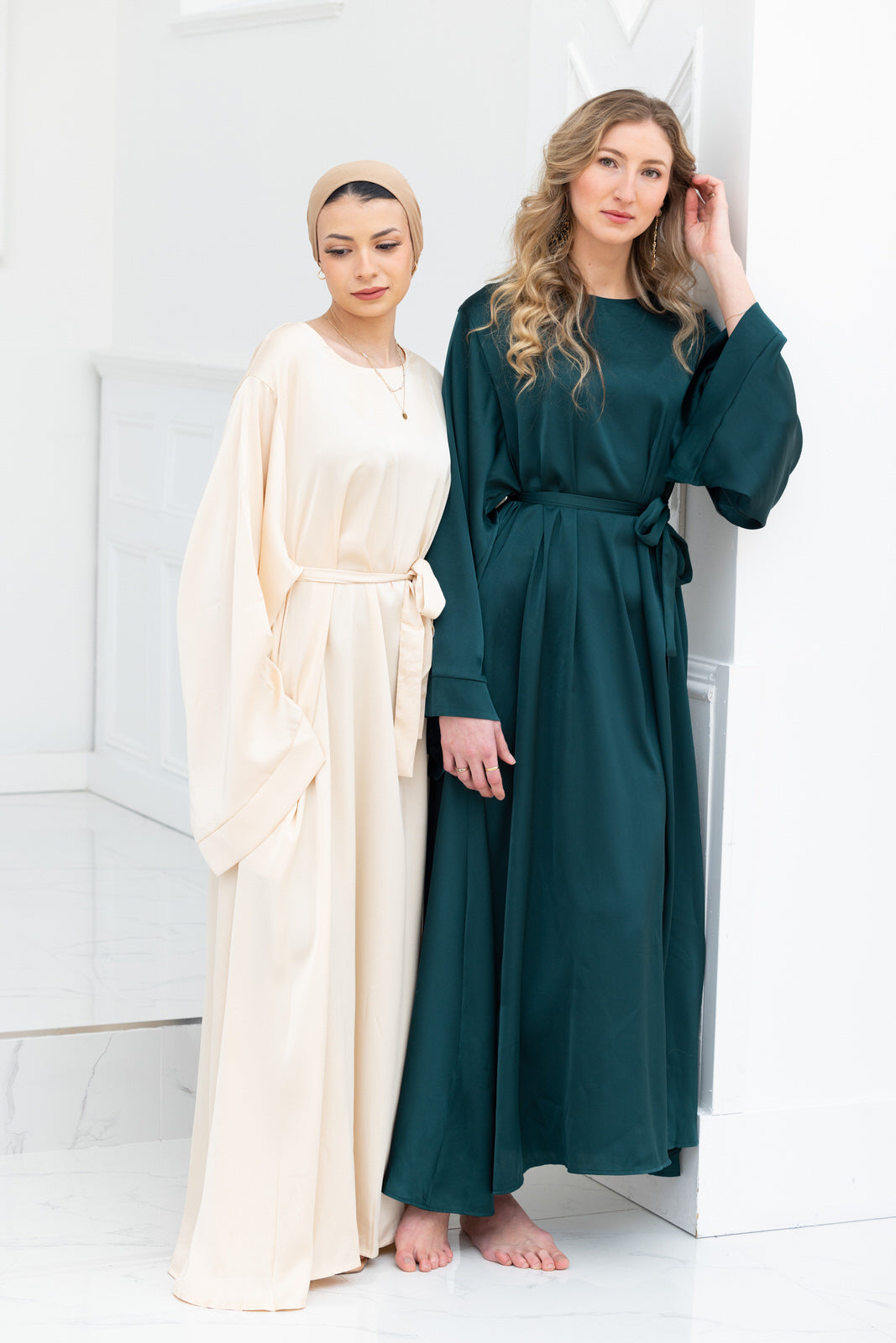 La Jamila SATIN - Beige crème