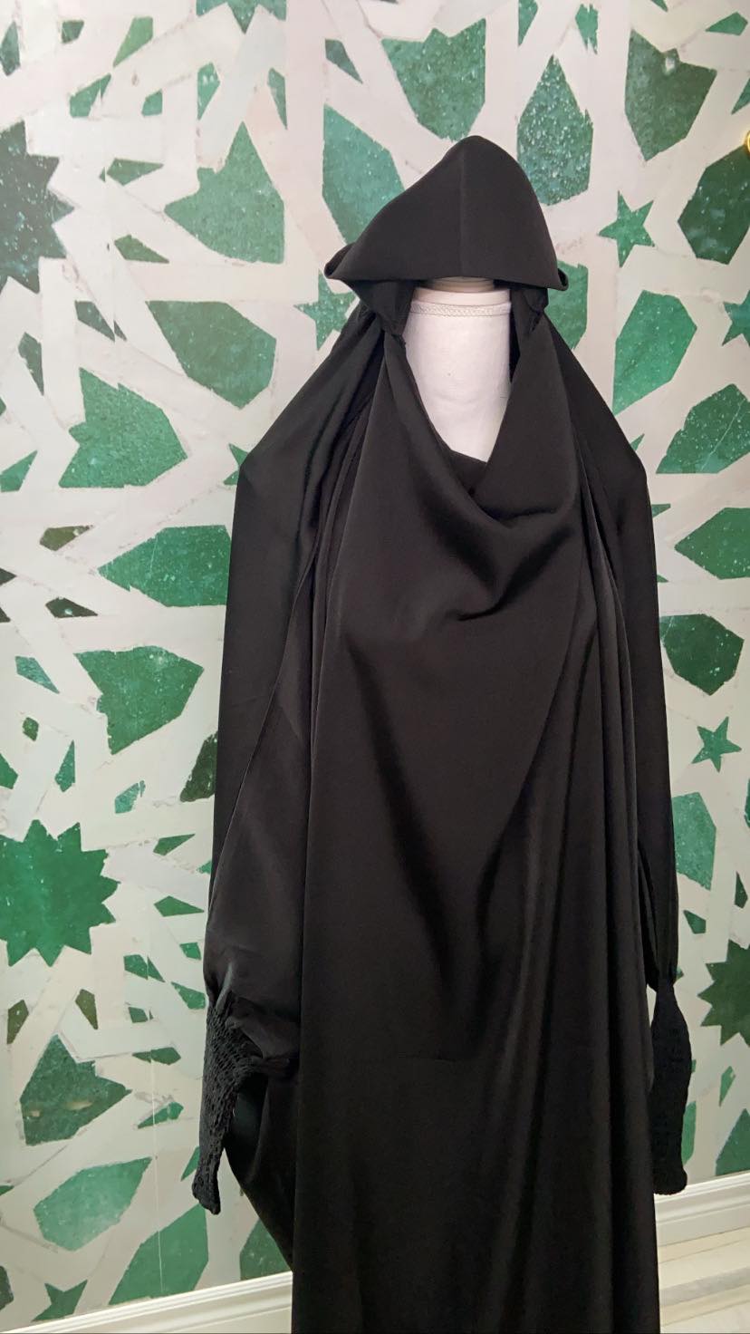 Jilbab premium - Noir