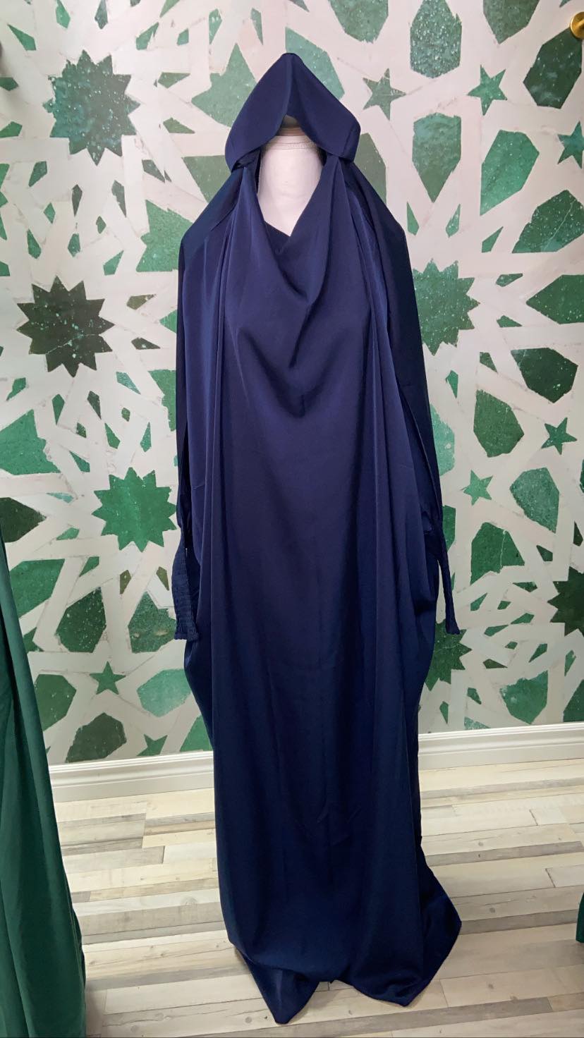 Jilbab premium - Navy blue