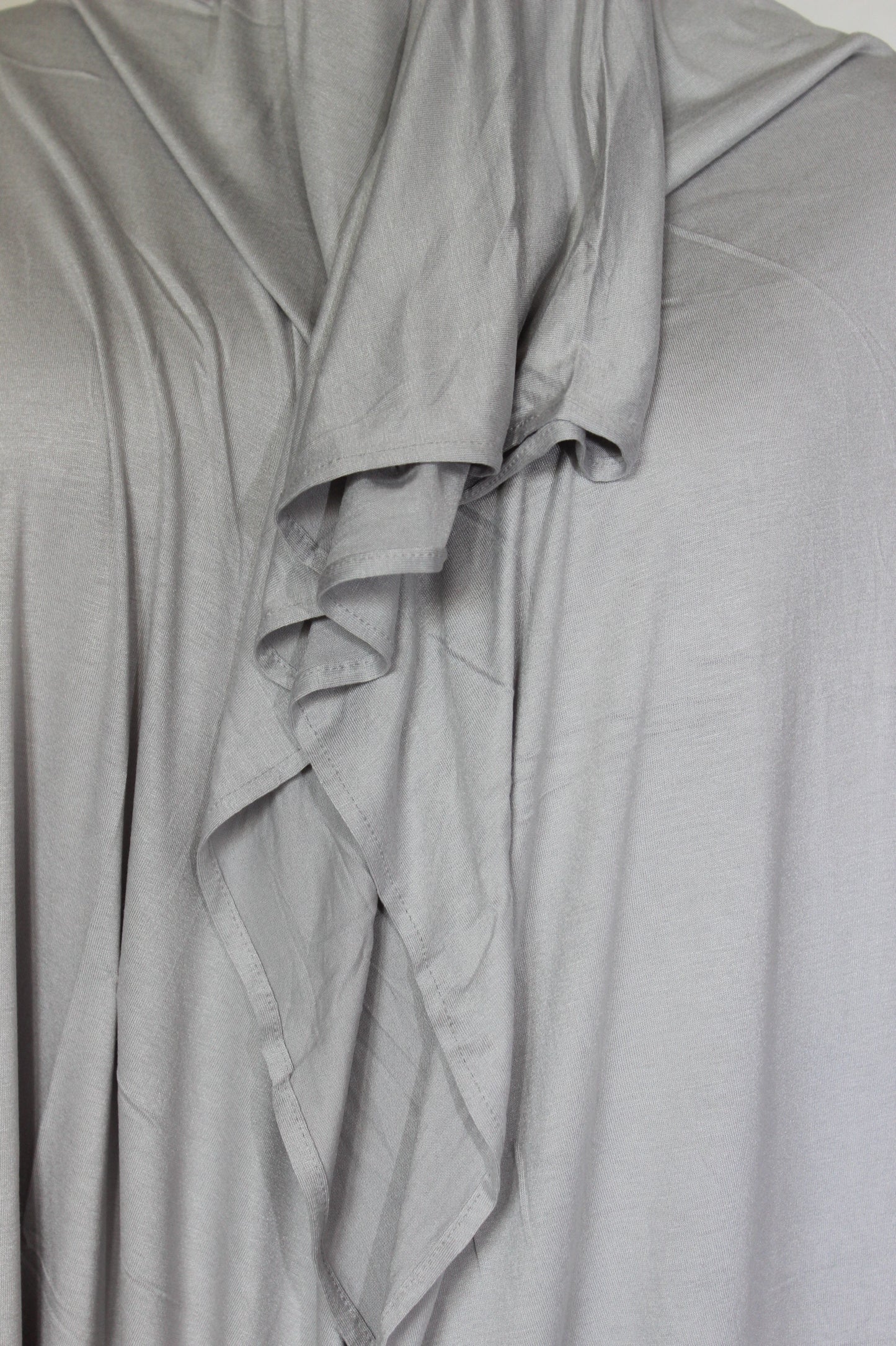 Hijab jersey gris pâle