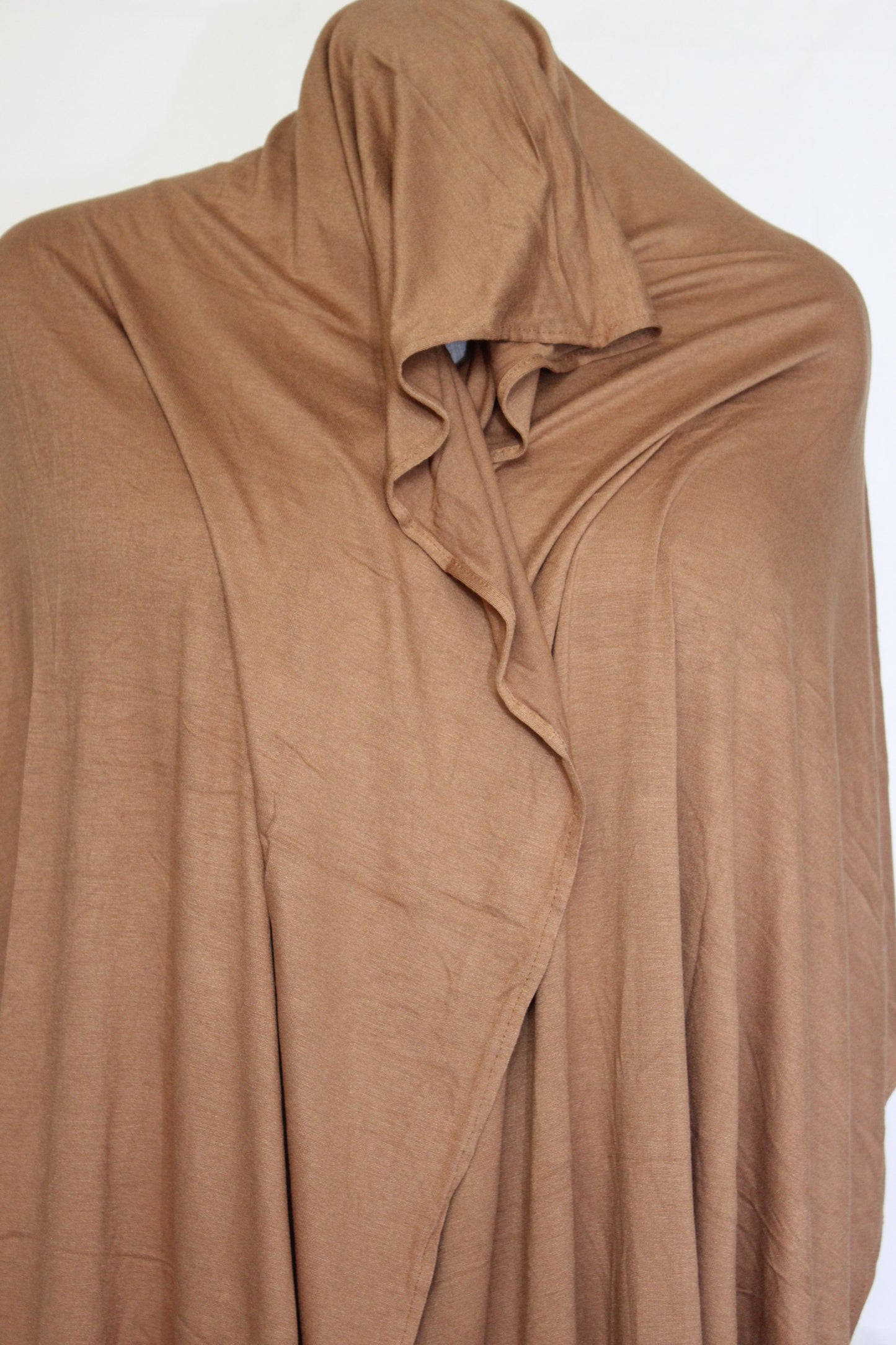 Hijab jersey caramel