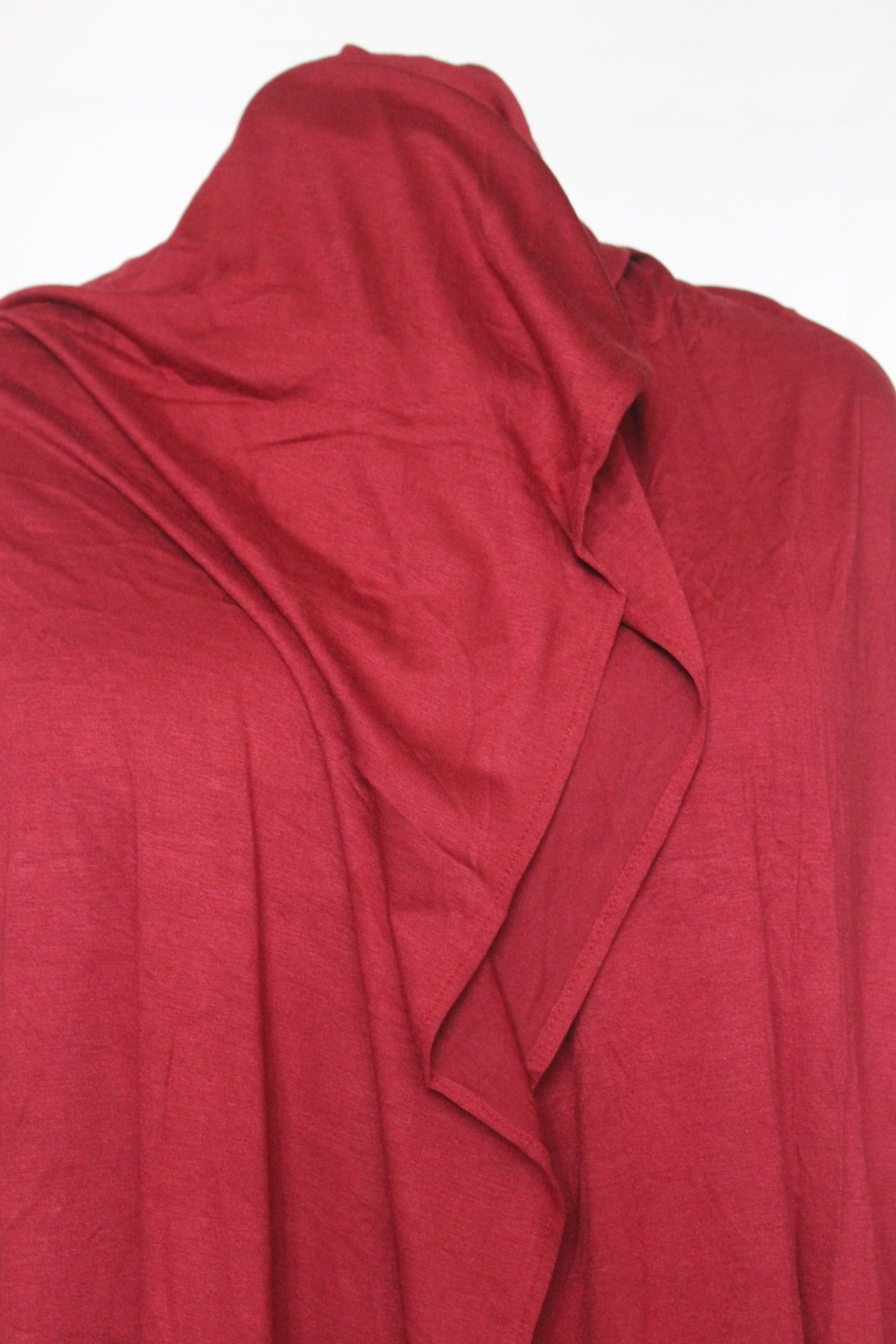 Hijab jersey rouge fraise