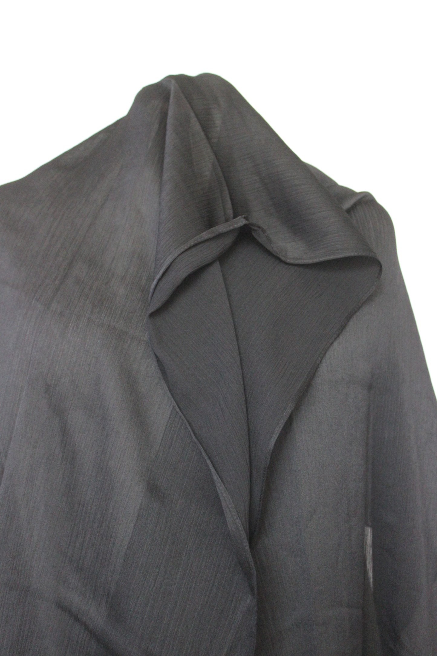 Hijab satin texture noir