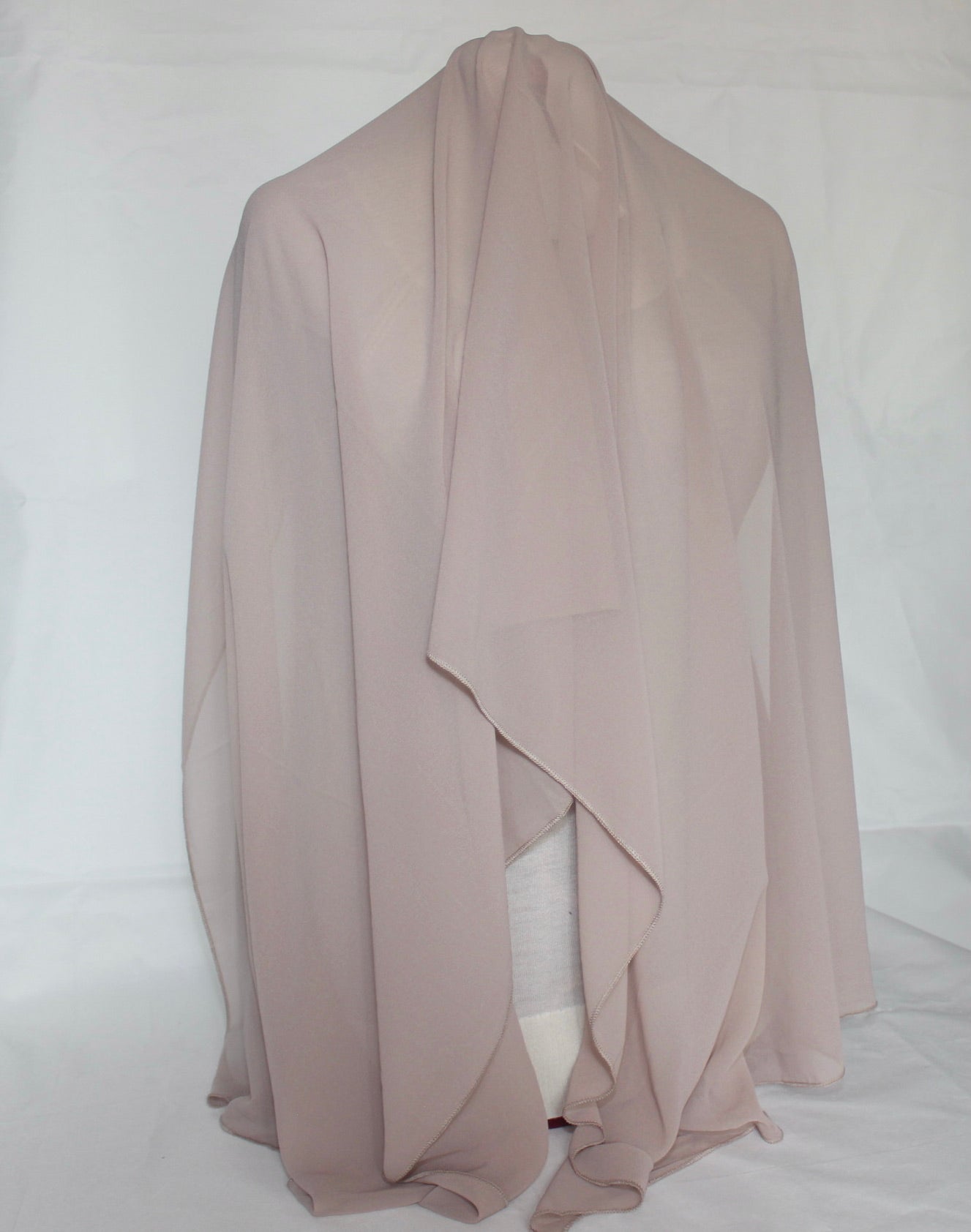Hijab chiffon beige rose