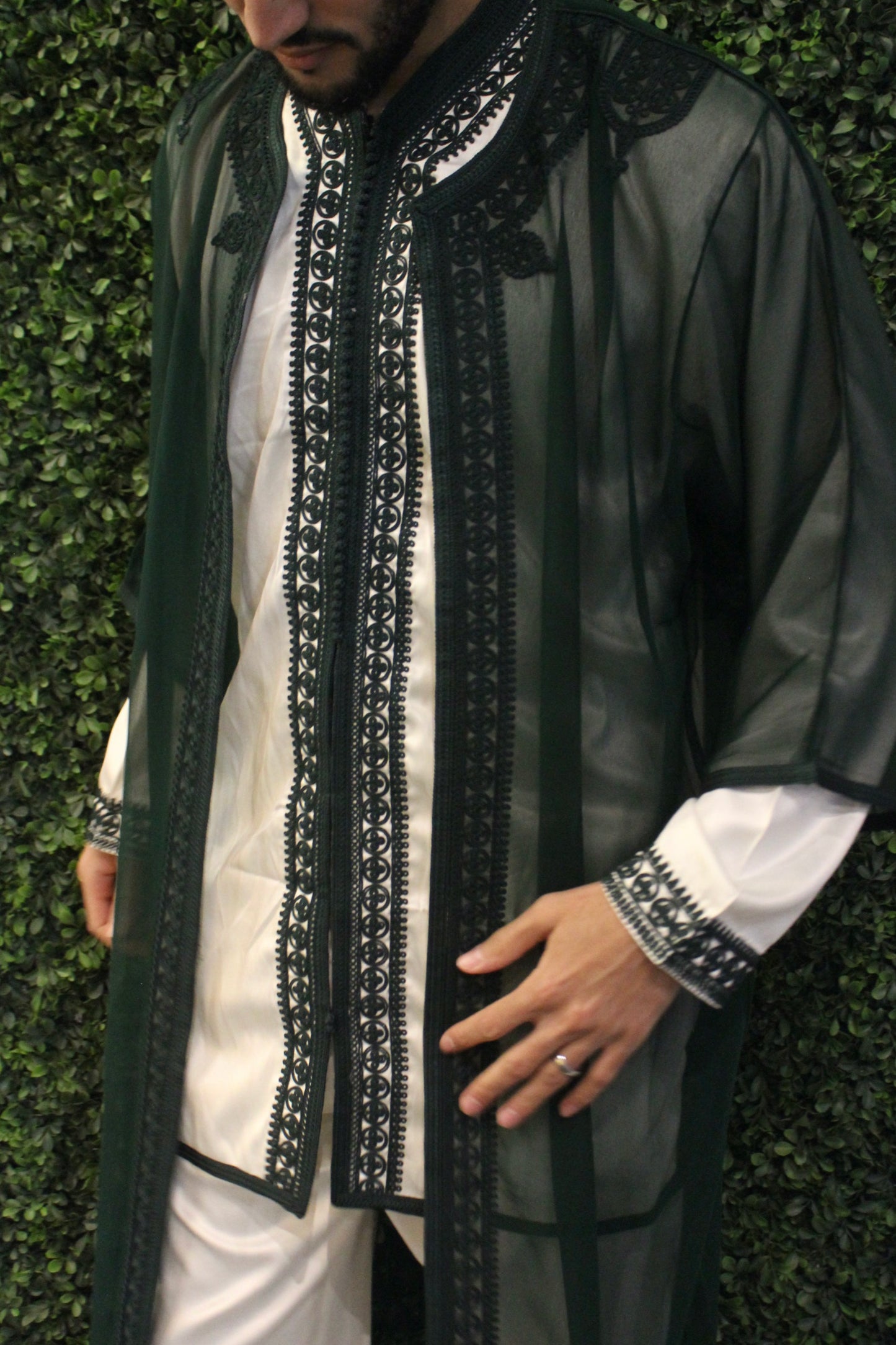 Habit homme traditionnel - 3 pièces Vert fôret