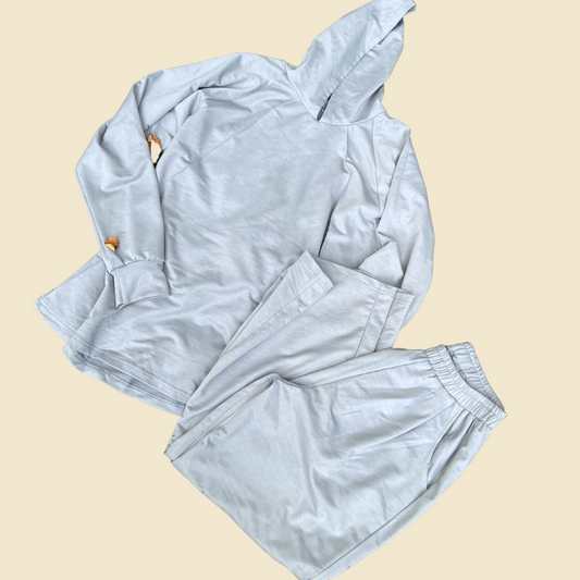 Ensemble jogging modeste- Gris