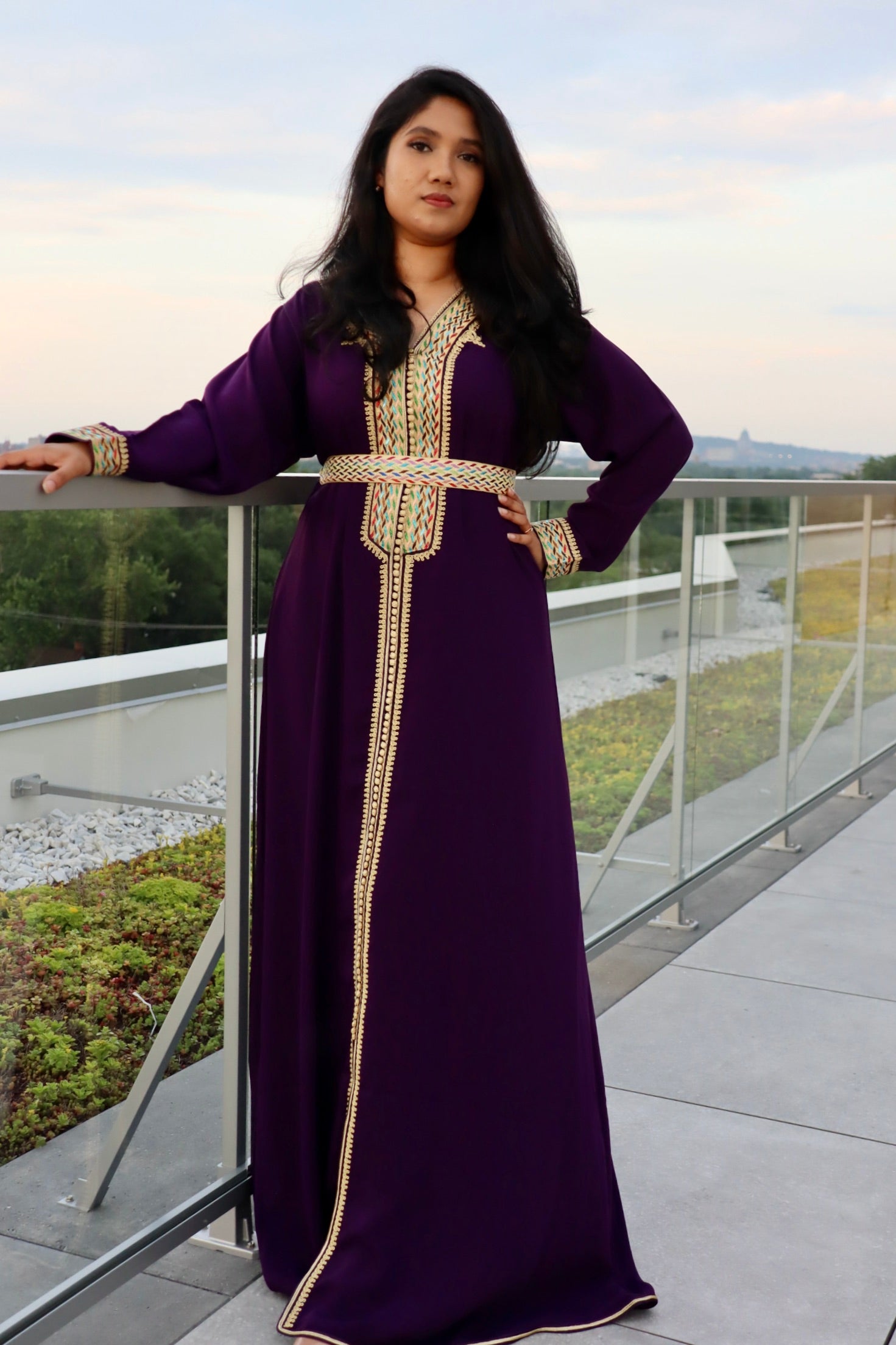 Caftan mauve 2025