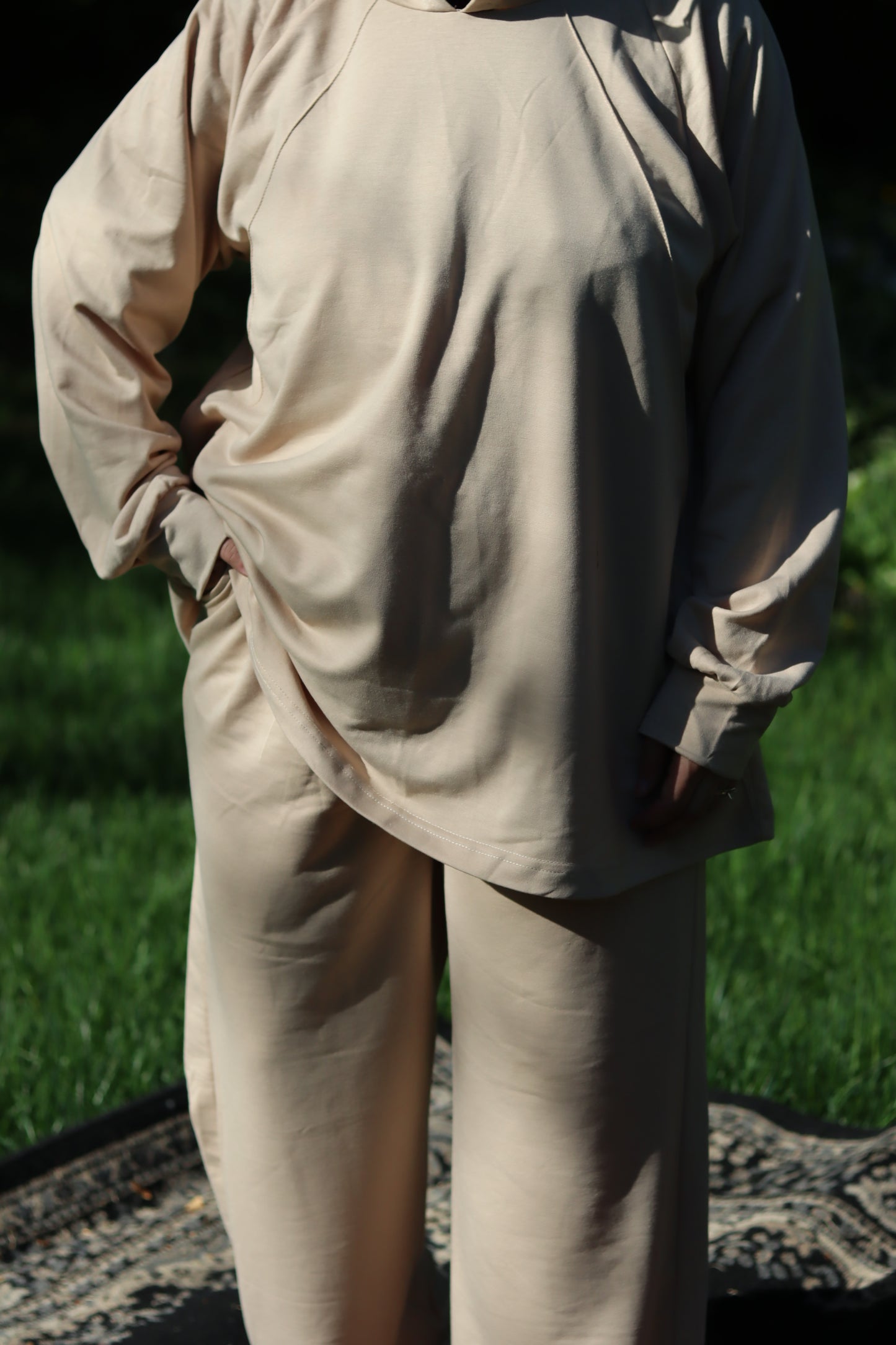 Ensemble jogging modeste- Beige