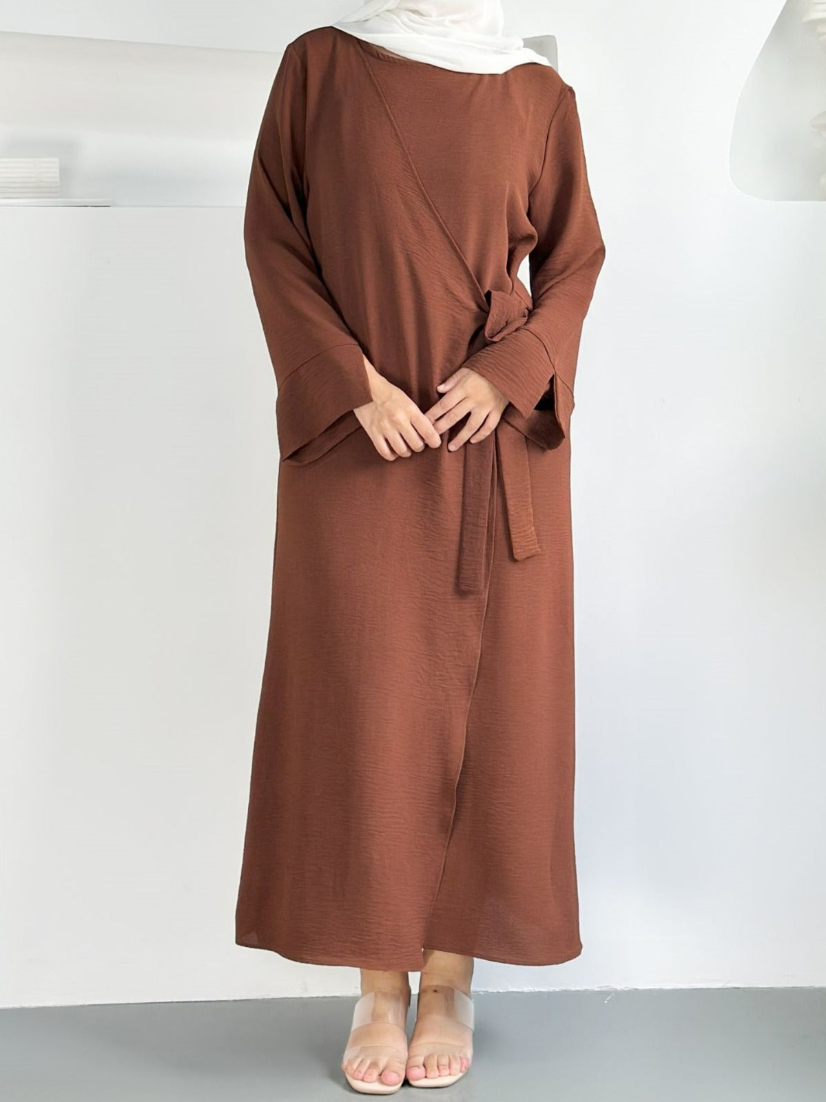 Assiya- Robe kimono crêpe Terre