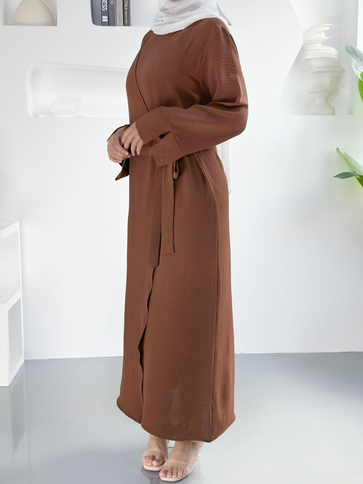 Assiya- Robe kimono crêpe Terre