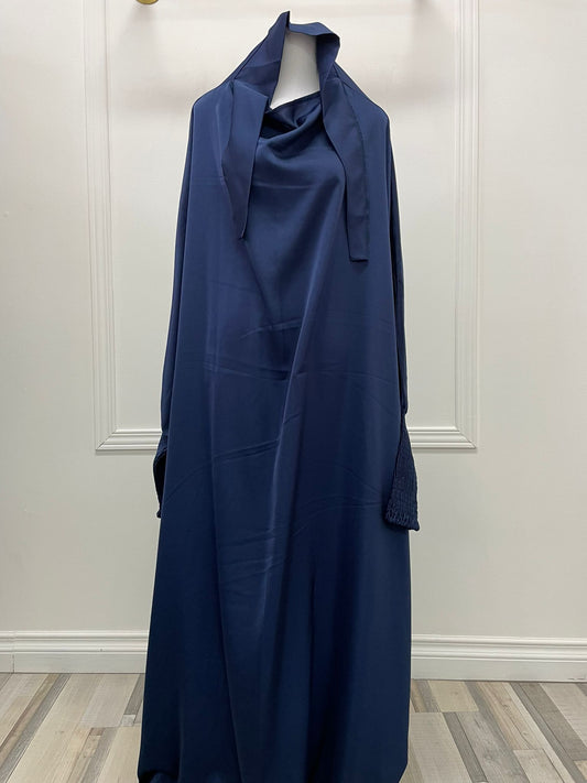 Jilbab premium  - Navy blue