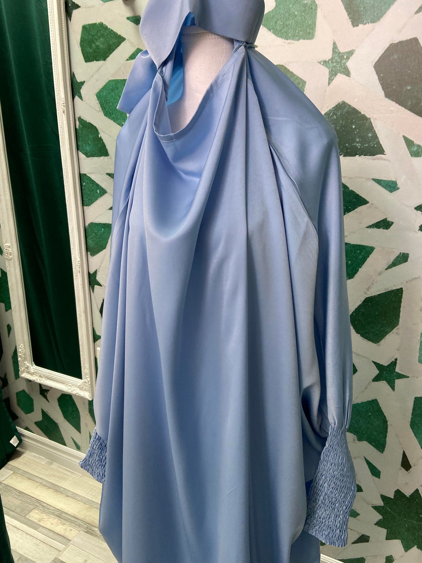 Jilbab premium - Baby blue