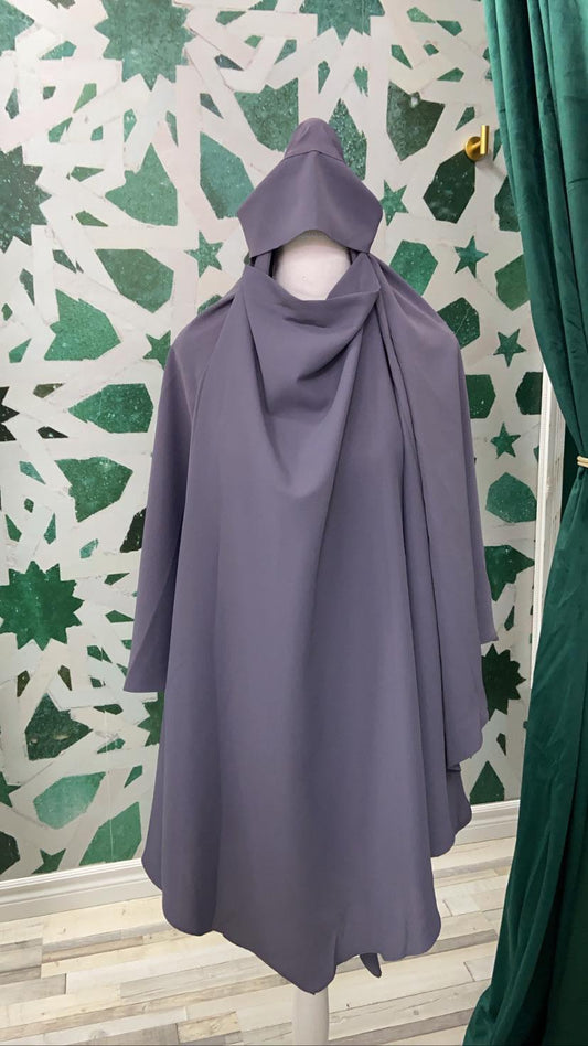 Khimar  - Charcoal