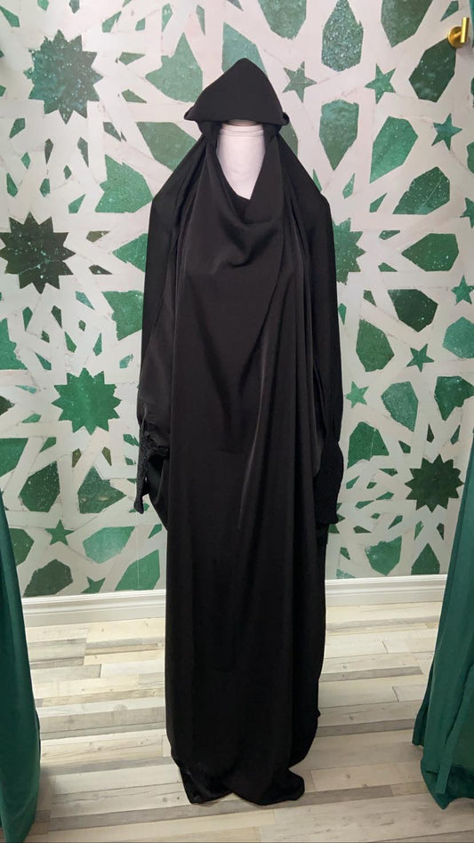 Jilbab premium  - Noir