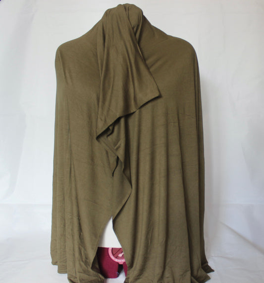 Hijab jersey khaki