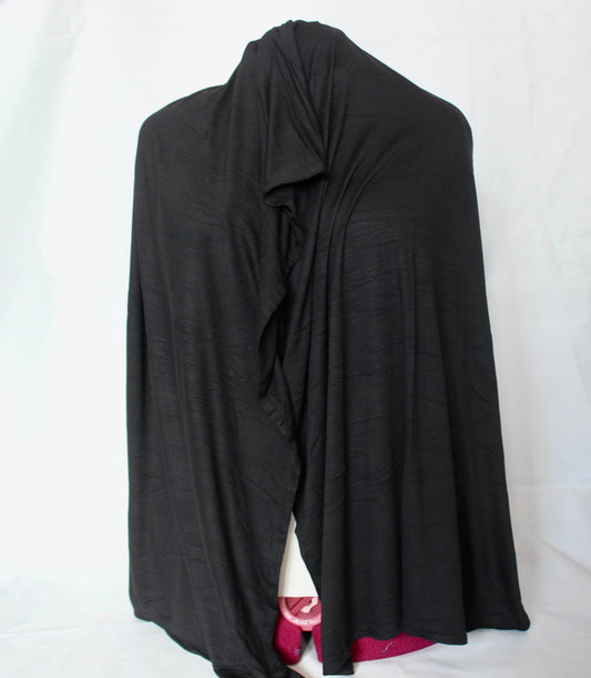 Hijab jersey noir