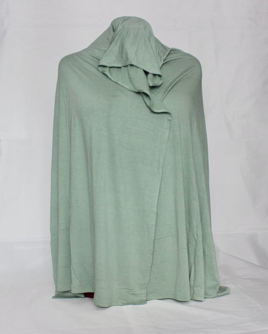 Hijab jersey vert eau