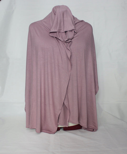 Hijab jersey rouge framboise