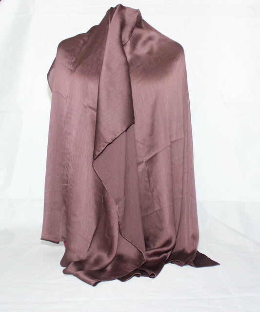 Hijab satin texture prune