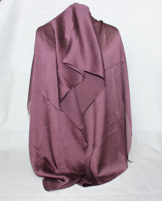 Hijab satin texture mauve